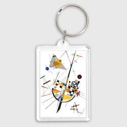 Брелок прямоугольный 35*50 Кандинский  Деликатная напряженность