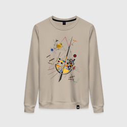 Женский свитшот хлопок Кандинский Деликатная напряженность