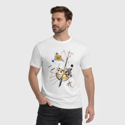 Мужская футболка хлопок Кандинский  Деликатная напряженность - фото 2