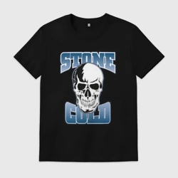 Мужская футболка хлопок Стив Остин - Череп