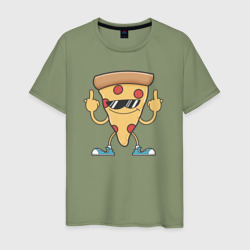 Pizza fuck – Мужская футболка хлопок с принтом купить со скидкой в -20%