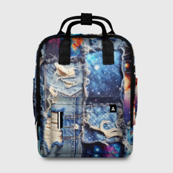 Женский рюкзак 3D Звездный небосвод - пэчворк