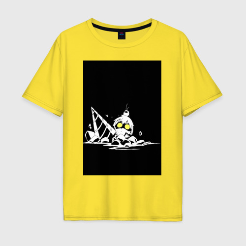 Мужская футболка хлопок Oversize Гуррен-Лаганн Симон, цвет желтый
