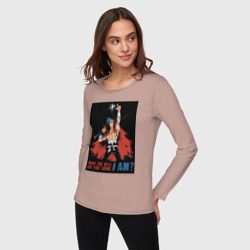 Женский лонгслив хлопок Гуррен-Лаганн Камина - фото 2