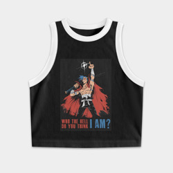 Женская укороченная майка-топ хлопок Гуррен-Лаганн Камина