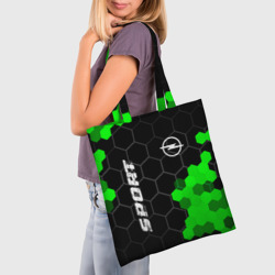 Шоппер 3D Opel green sport hexagon - фото 2