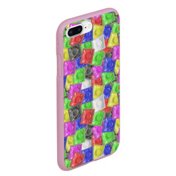 Чехол для iPhone 7Plus/8 Plus матовый Разноцветные презервативы - фото 2