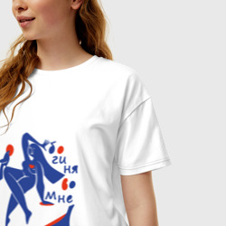 Женская футболка хлопок Oversize Богиня во мне - феминизм - фото 2