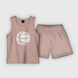 Basket balls – Детская пижама с шортами хлопок с принтом купить со скидкой в -20%