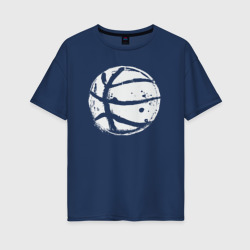 Женская футболка хлопок Oversize Basket balls