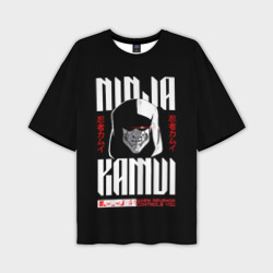 Мужская футболка oversize 3D Ninja Kamui Revenge controls you