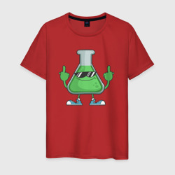 Fuck chemistry – Мужская футболка хлопок с принтом купить со скидкой в -20%