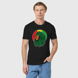 Мужская футболка хлопок Lion Jamaica - фото 2