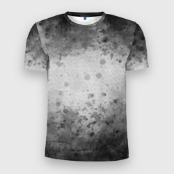 Мужская футболка 3D Slim Абстракция - grey scales