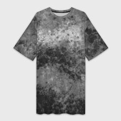 Абстракция - серый беспорядок – Платье-футболка 3D с принтом купить