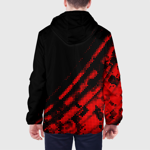 Мужская куртка 3D Manchester United sport grunge, цвет 3D печать - фото 5