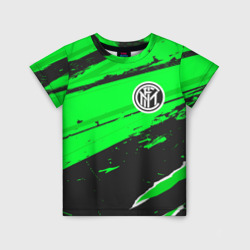 Детская футболка 3D Inter sport green