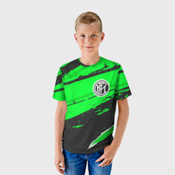 Детская футболка 3D Inter sport green - фото 2