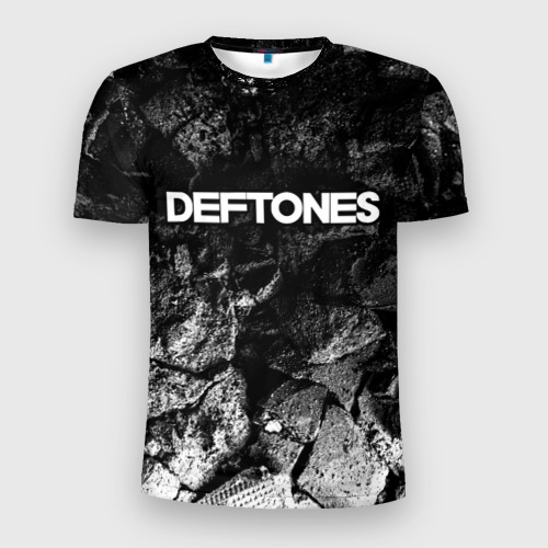 Мужская футболка 3D Slim Deftones black graphite, цвет 3D печать