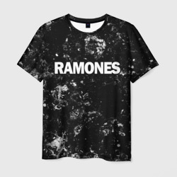 Мужская футболка 3D Ramones black ice