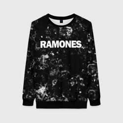 Женский свитшот 3D Ramones black ice