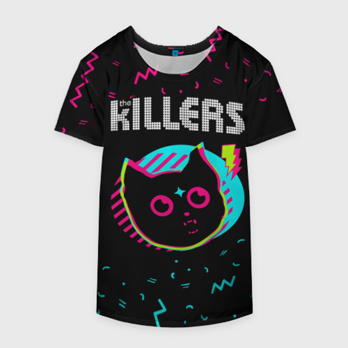 Накидка на куртку 3D The Killers - rock star cat, цвет 3D печать - фото 4