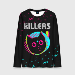 Мужской лонгслив 3D The Killers - rock star cat