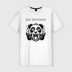 Мужская футболка хлопок Slim Joy Division - rock panda