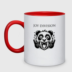 Кружка двухцветная Joy Division - rock panda