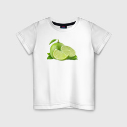 Зеленые лимоны – Детская футболка хлопок с принтом купить со скидкой в -20%