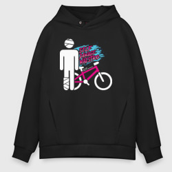 Мужское худи Oversize хлопок Sports mechanics Bicyclist