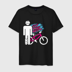 Sports mechanics Bicyclist – Мужская футболка хлопок с принтом купить со скидкой в -20%