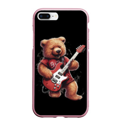 Большой плюшевый медведь  играет на гитаре – Чехол для iPhone 7Plus/8 Plus матовый с принтом купить