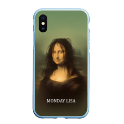 Чехол для iPhone XS Max матовый Лиза в понедельник - Мона Лиза