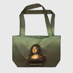 Пляжная сумка 3D Лиза в понедельник - Мона Лиза