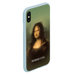 Чехол для iPhone XS Max матовый Лиза в понедельник - Мона Лиза - фото 2
