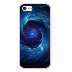 Темный синий космический мистический фон – Чехол для iPhone 5/5S матовый с принтом купить