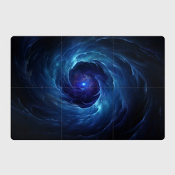 Темный синий космический мистический фон – Магнитный плакат 3Х2 с принтом купить