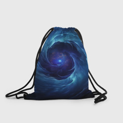 Темный синий космический мистический фон – Рюкзак-мешок 3D с принтом купить со скидкой в -25%