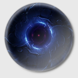 Значок Синие магическое свечение в виде шара