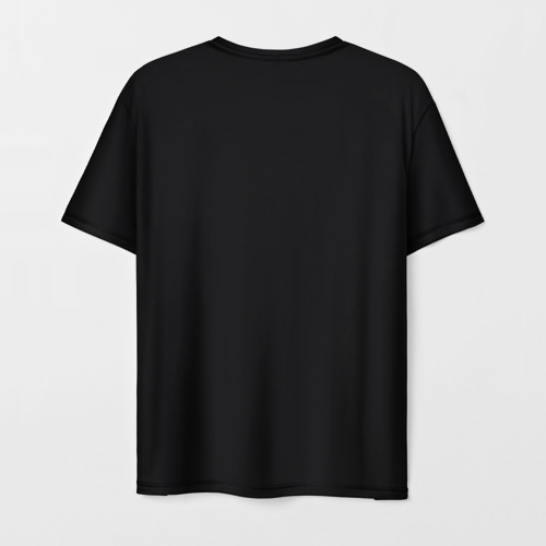 Мужская футболка 3D Глаз черной пантеры на черном фоне, цвет 3D печать - фото 2