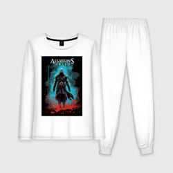 Assassin's creed тайное проклятье – Женская пижама с лонгсливом хлопок с принтом купить