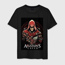 Assassin's creed профиль игрока – Мужская футболка хлопок с принтом купить со скидкой в -20%