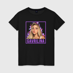 Gavrilina – Женская футболка хлопок с принтом купить со скидкой в -20%