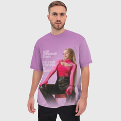 Мужская футболка oversize 3D Валя Карнавал  - фото 2