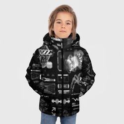 Зимняя куртка для мальчиков 3D Паттерн киберинтерфейса - фото 2