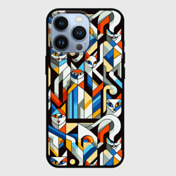 Чехол для iPhone 13 Pro Узор с котами