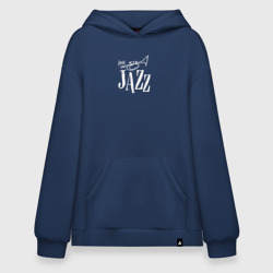 Худи SuperOversize хлопок Just jazz in white