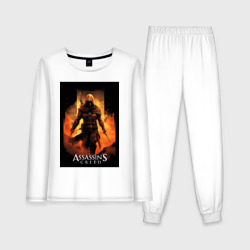 Assassin's creed песочная буря – Женская пижама с лонгсливом хлопок с принтом купить