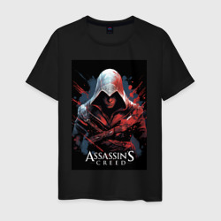 Assassin's creed красные пятна – Мужская футболка хлопок с принтом купить со скидкой в -20%
